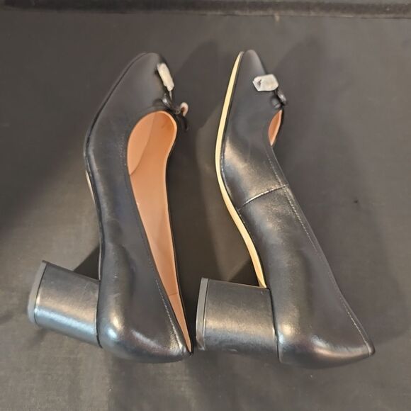 BRAND NEW KATE SPADE NEW YORK WOMEN'S BEV BOW PATENT LEATHER BLOCK HEEL - Picture 12 of 15